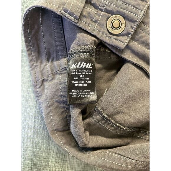 Kuhl Womens 6 Gray Hiking Active Outdoor Cargo Shorts - Picture 9 of 12